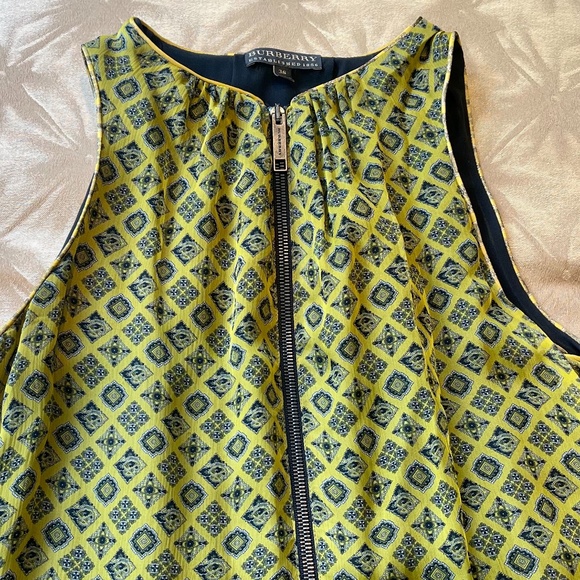 Burberry Dresses & Skirts - 🍏Burberry Chartreuse Green Silk Dress🍏